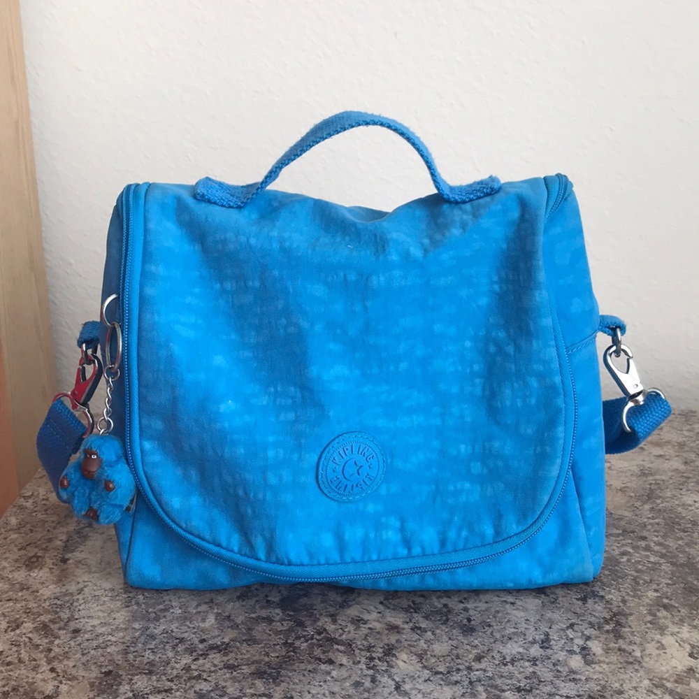Kipling Blue Lunch Bag Crossbody